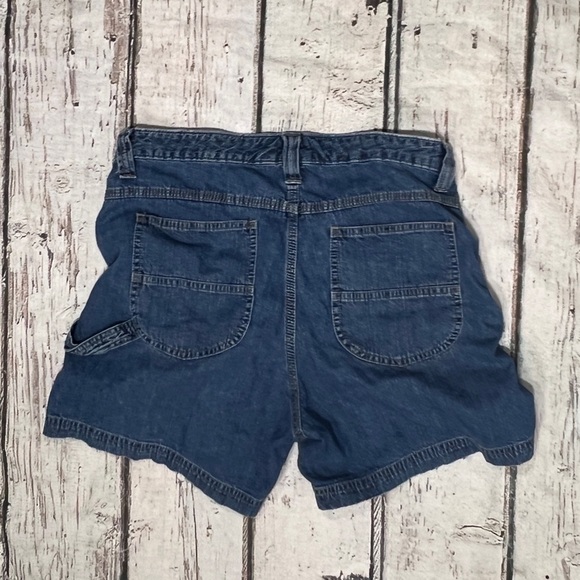 Lee Blue Denim Womens Shorts Just Below The Waist Summer Beach - Picture 4 of 5